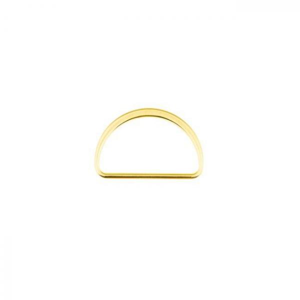 Metall-D-Ring Gold 4 cm Breite